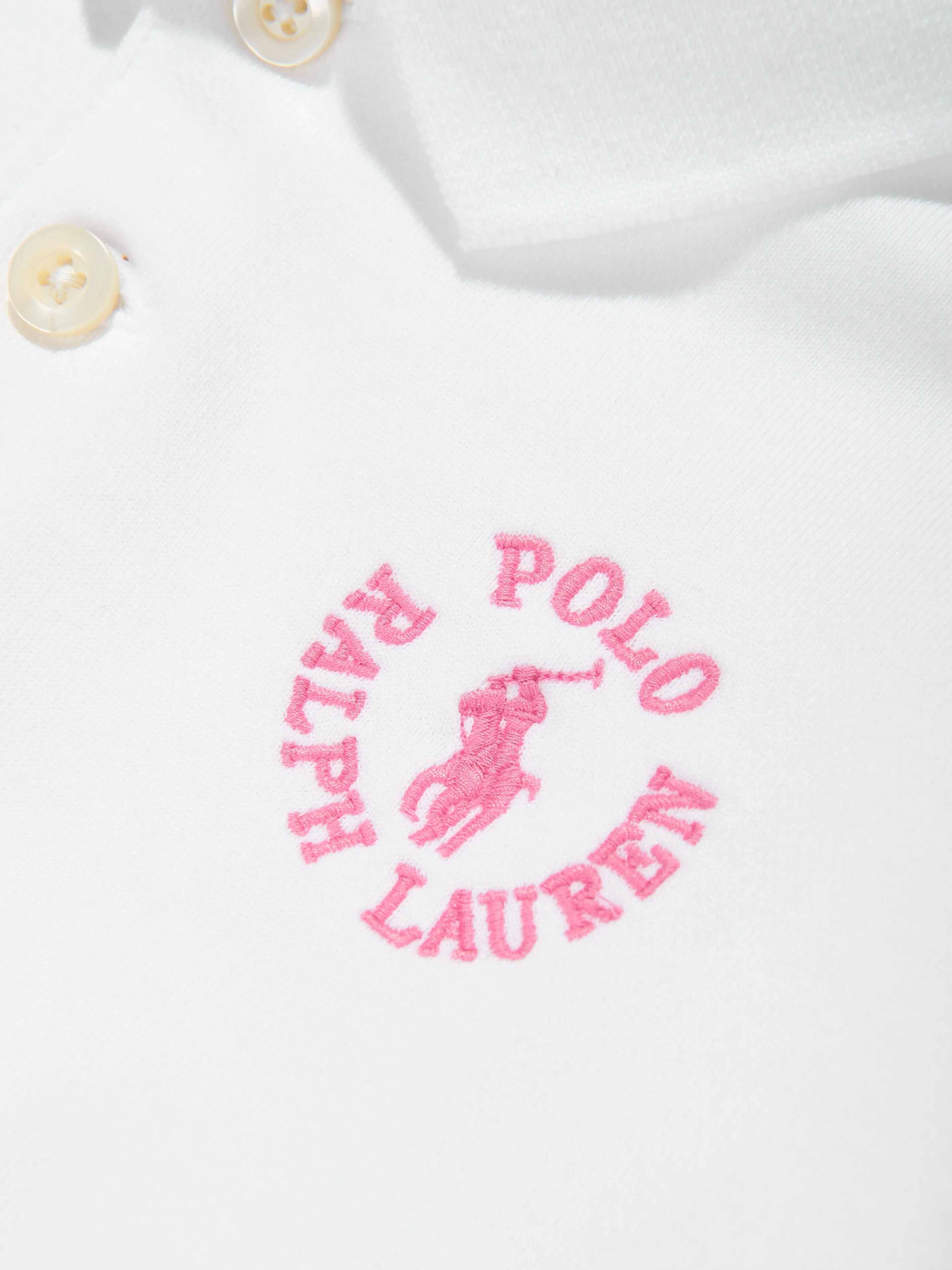 Ralph Lauren Girls Polo Sweatshirt in White