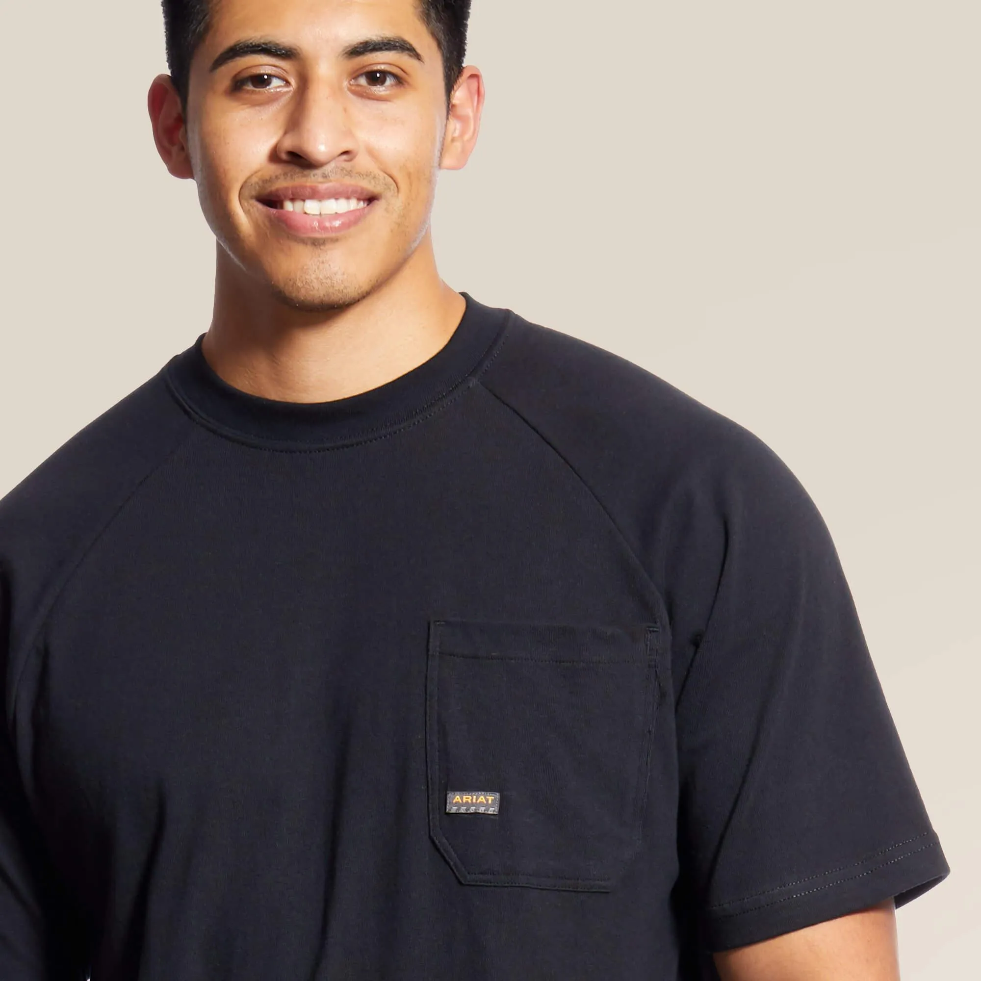 Rebar Cotton Strong T-Shirt - Black