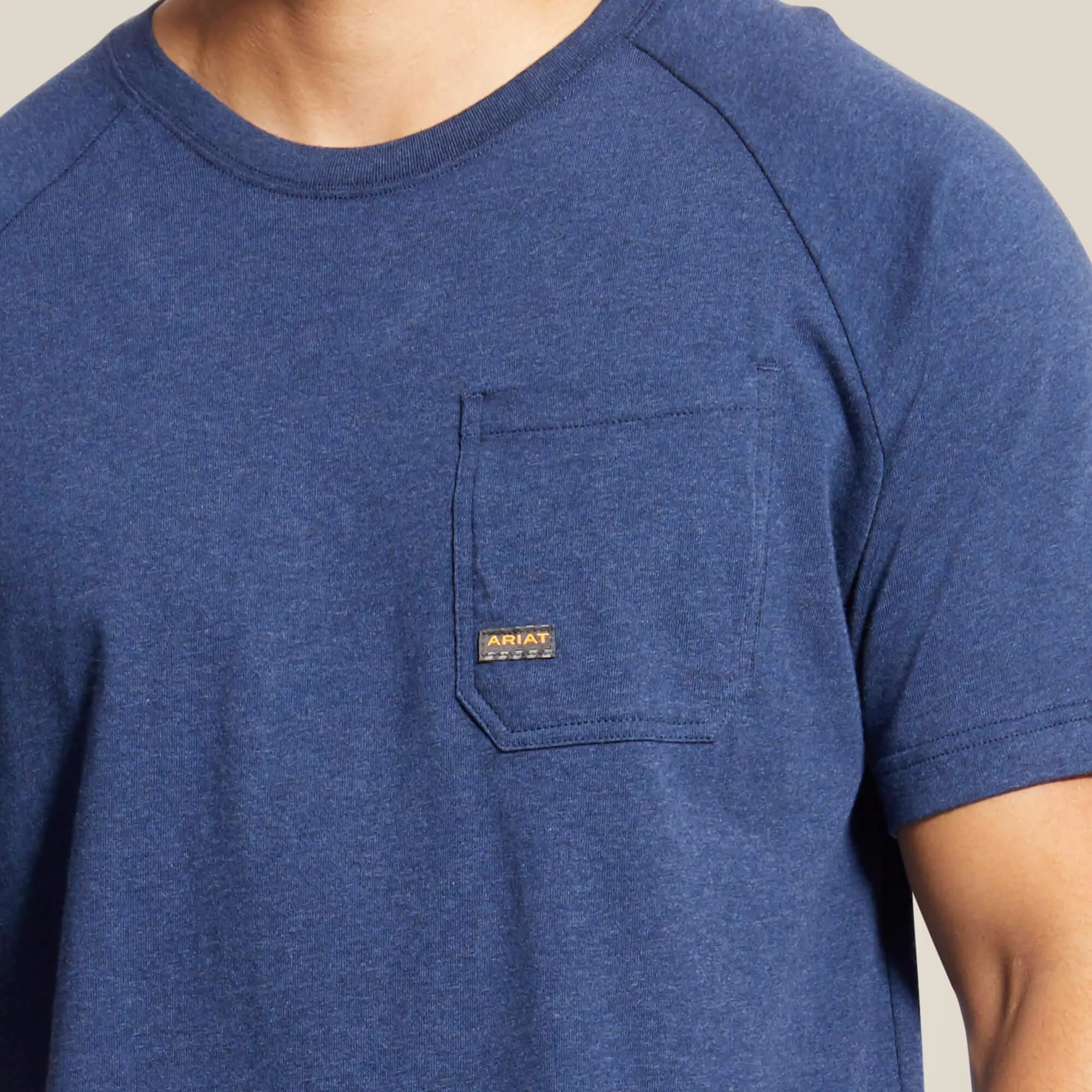Rebar Cotton Strong T-Shirt - Navy Heather