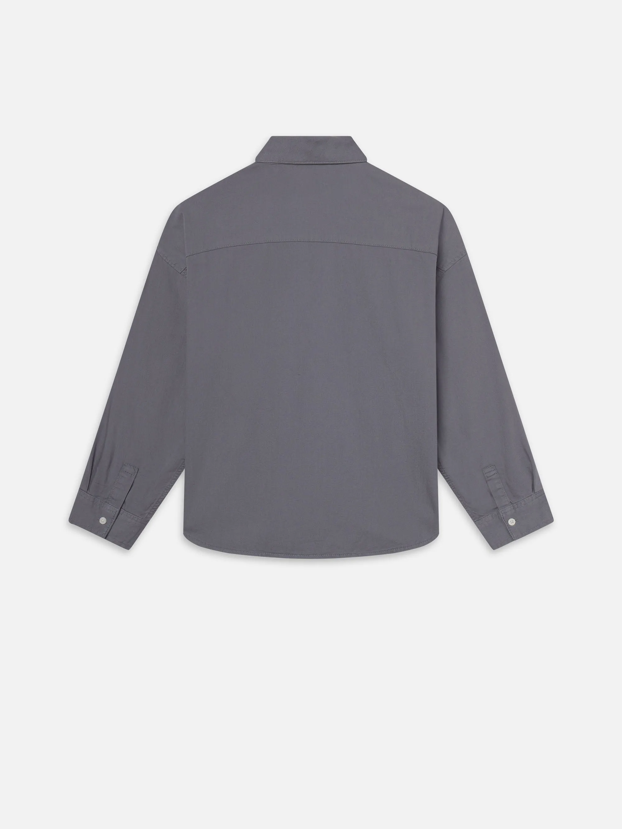 Relaxed Denim Shirt -- Smoky Blue