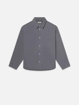 Relaxed Denim Shirt -- Smoky Blue