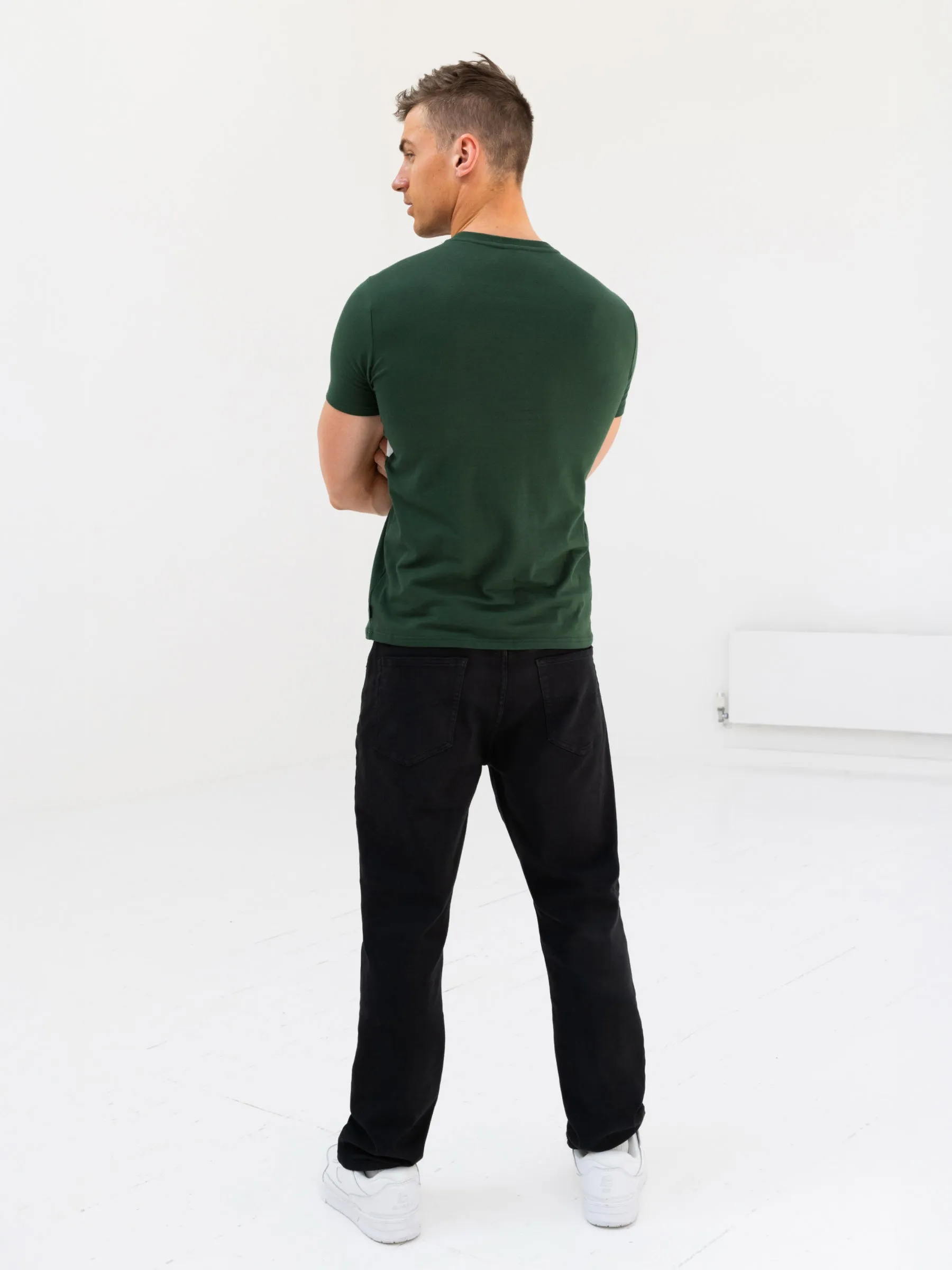 Rhode T-Shirt - Green & White