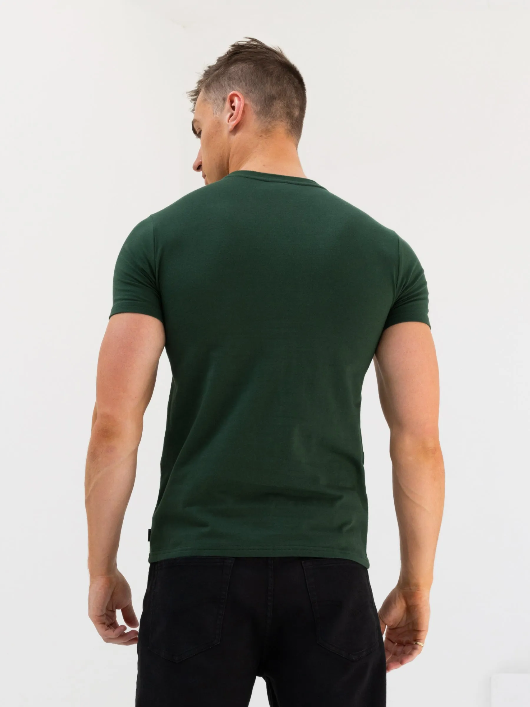 Rhode T-Shirt - Green & White
