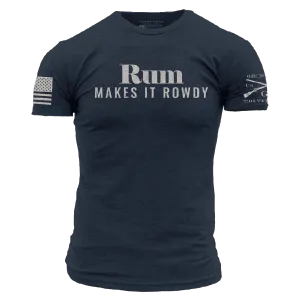 Rum Makes It Rowdy T-Shirt - Midnight Navy