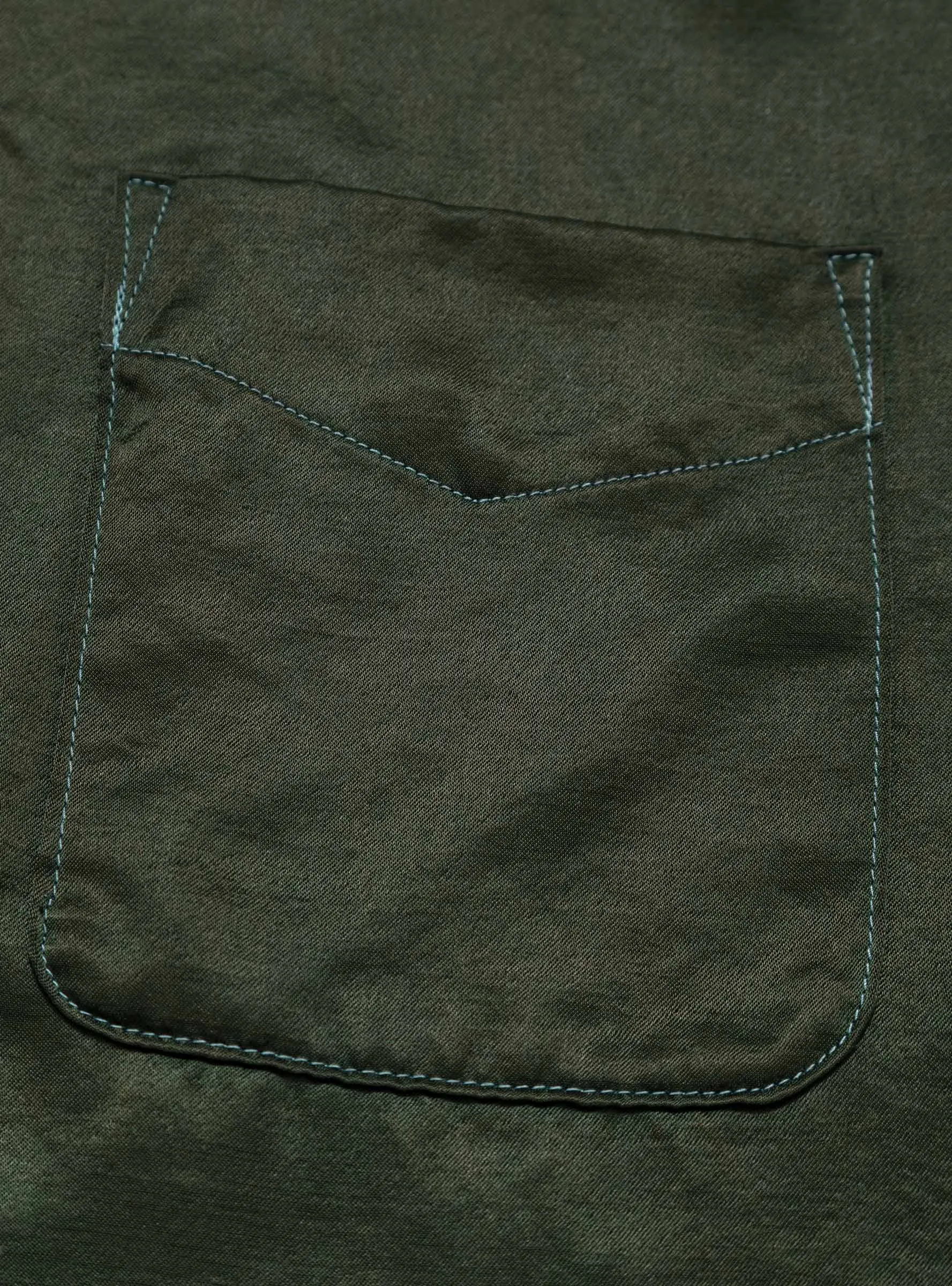 Satin Shirt Green