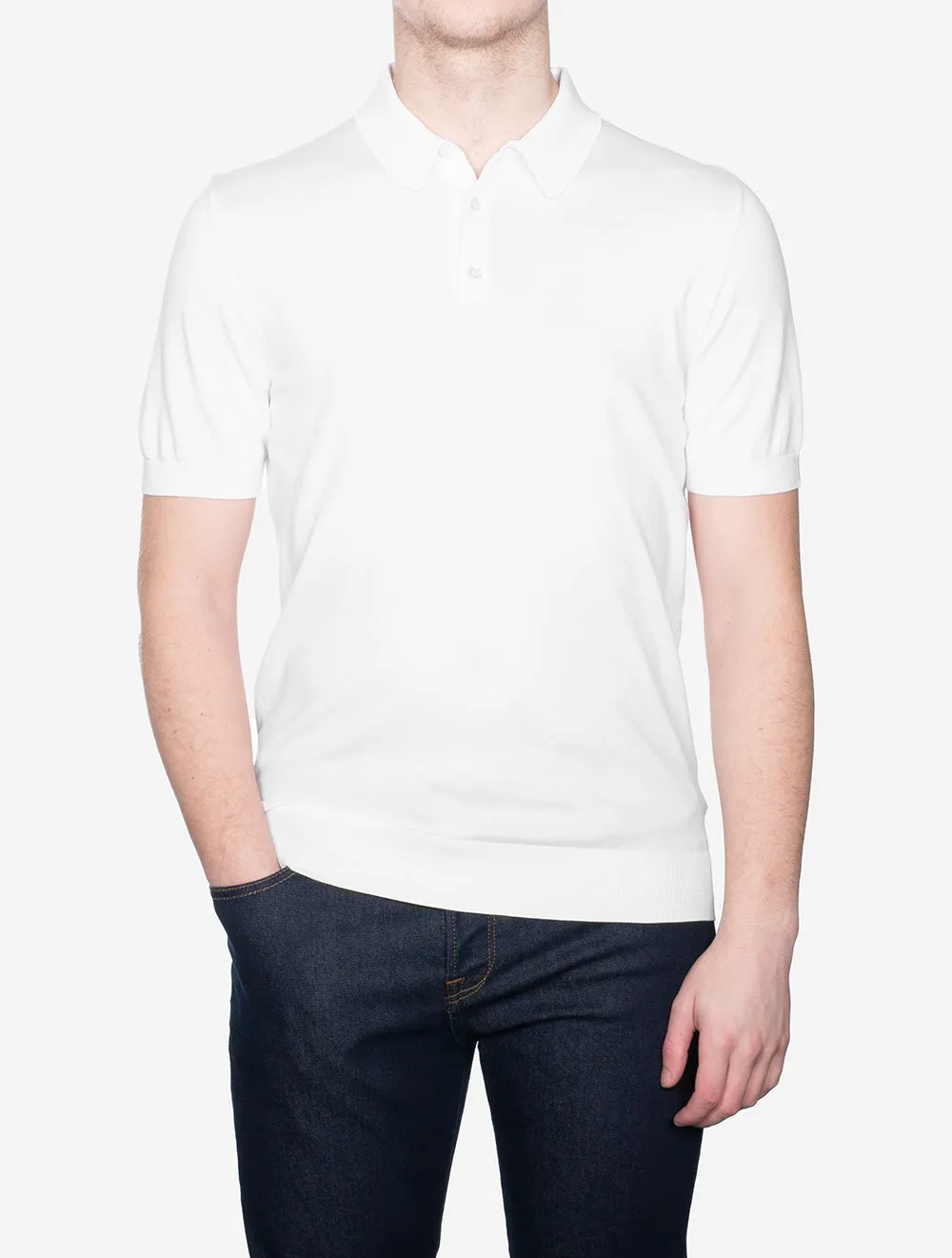 Sportman Polo Shirt Short Sleeve White
