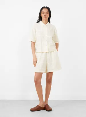 Stella Shirt Buttermilk Patchwork