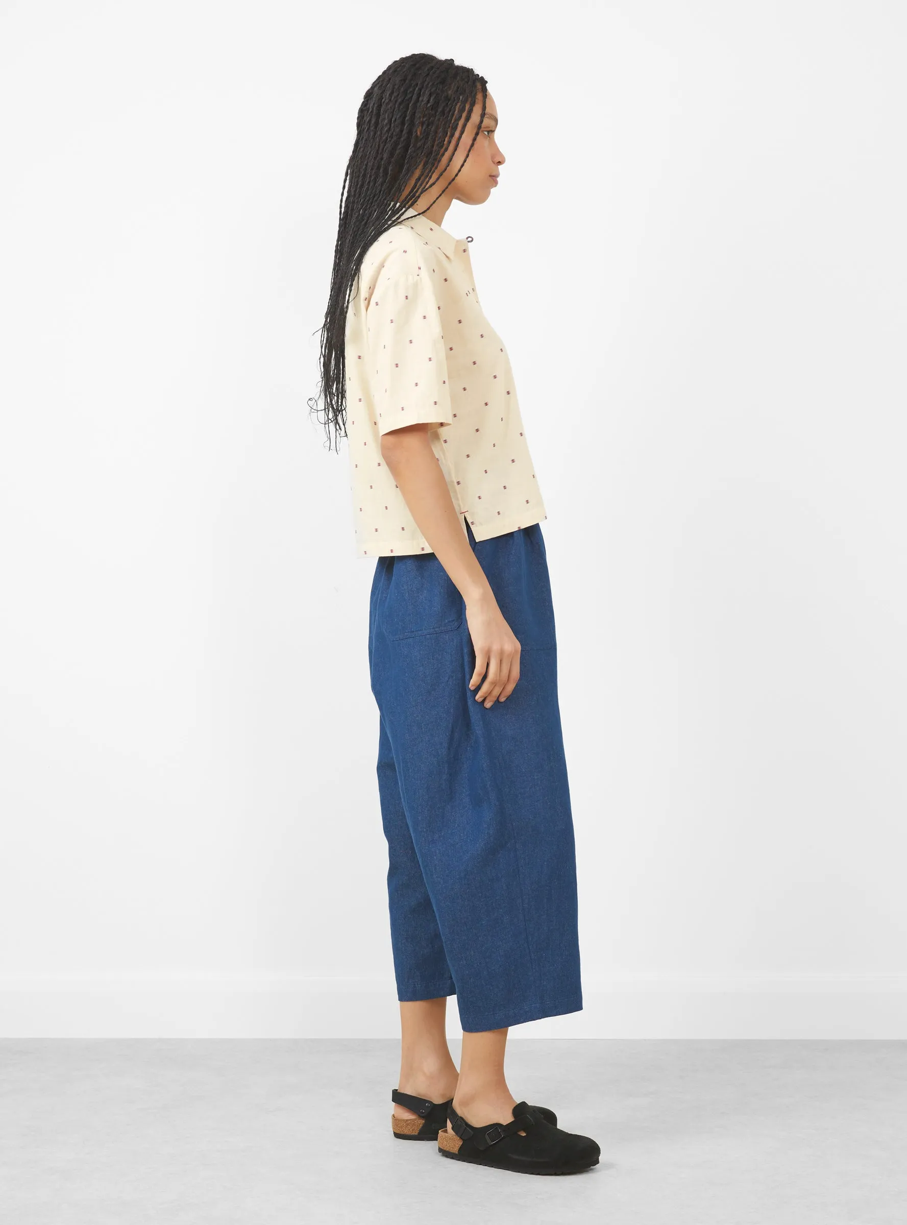 Stella Shirt Ecru Pattern
