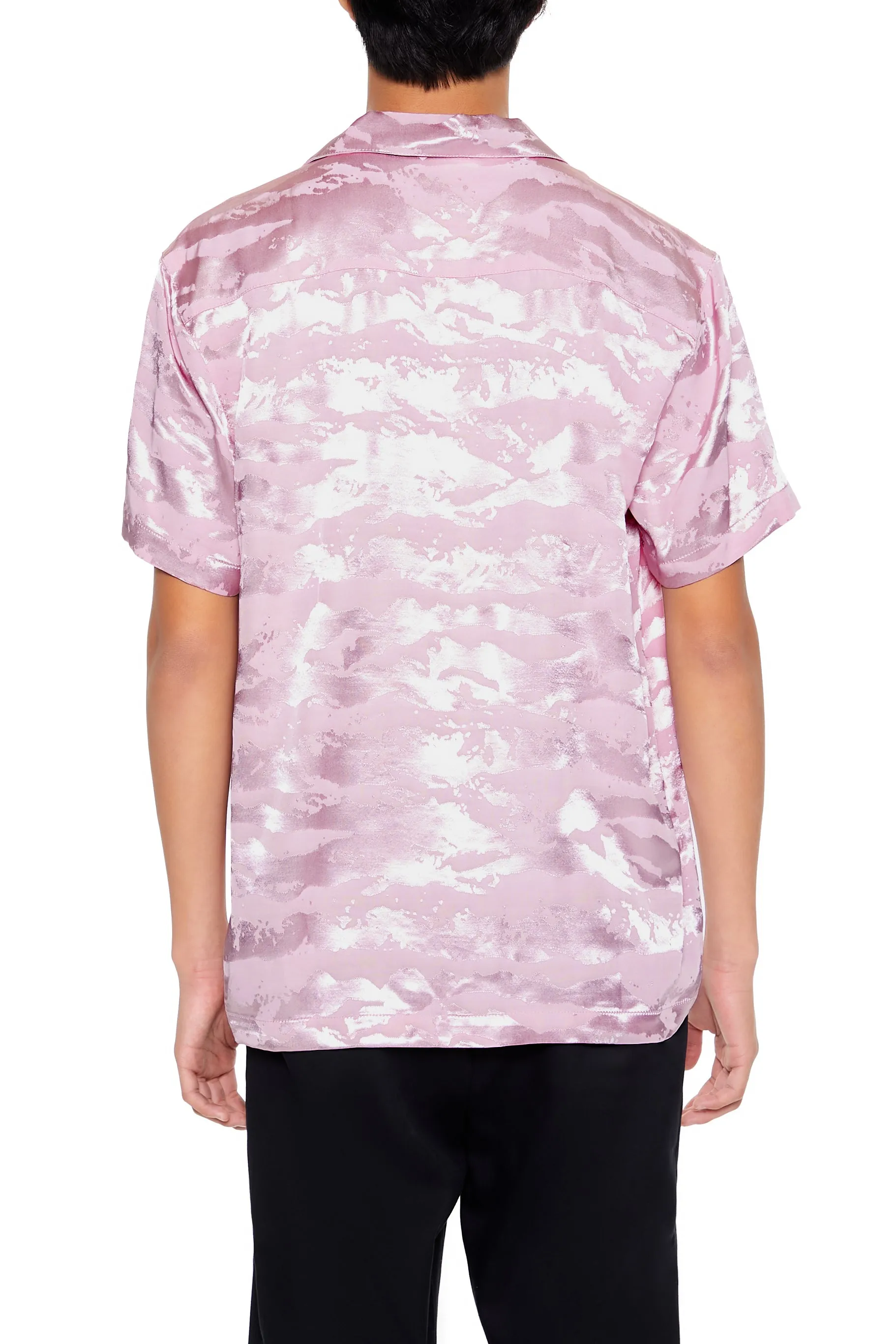 Striped Abstract Jacquard Top