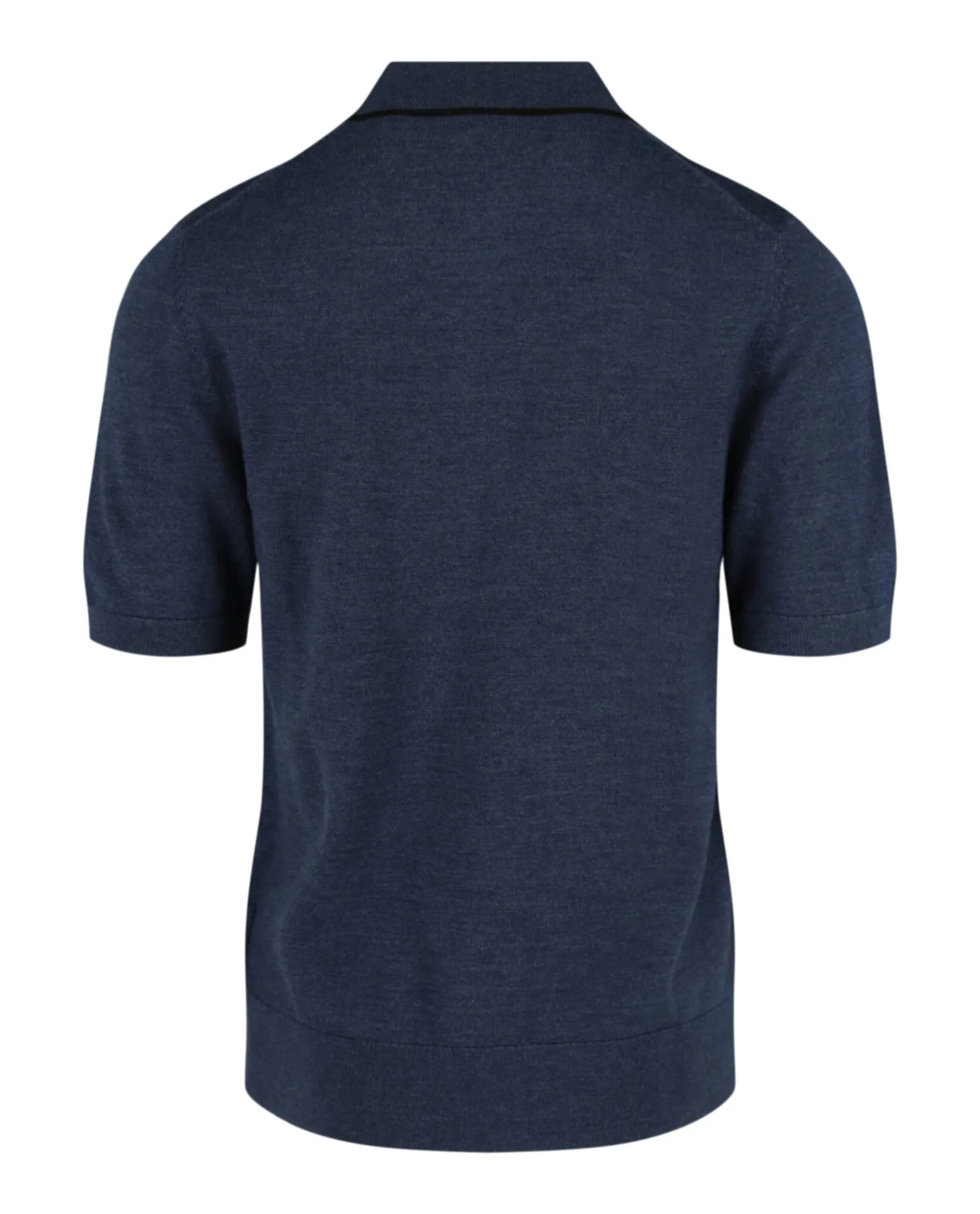 'TB' Cashmere Blend Polo Shirt