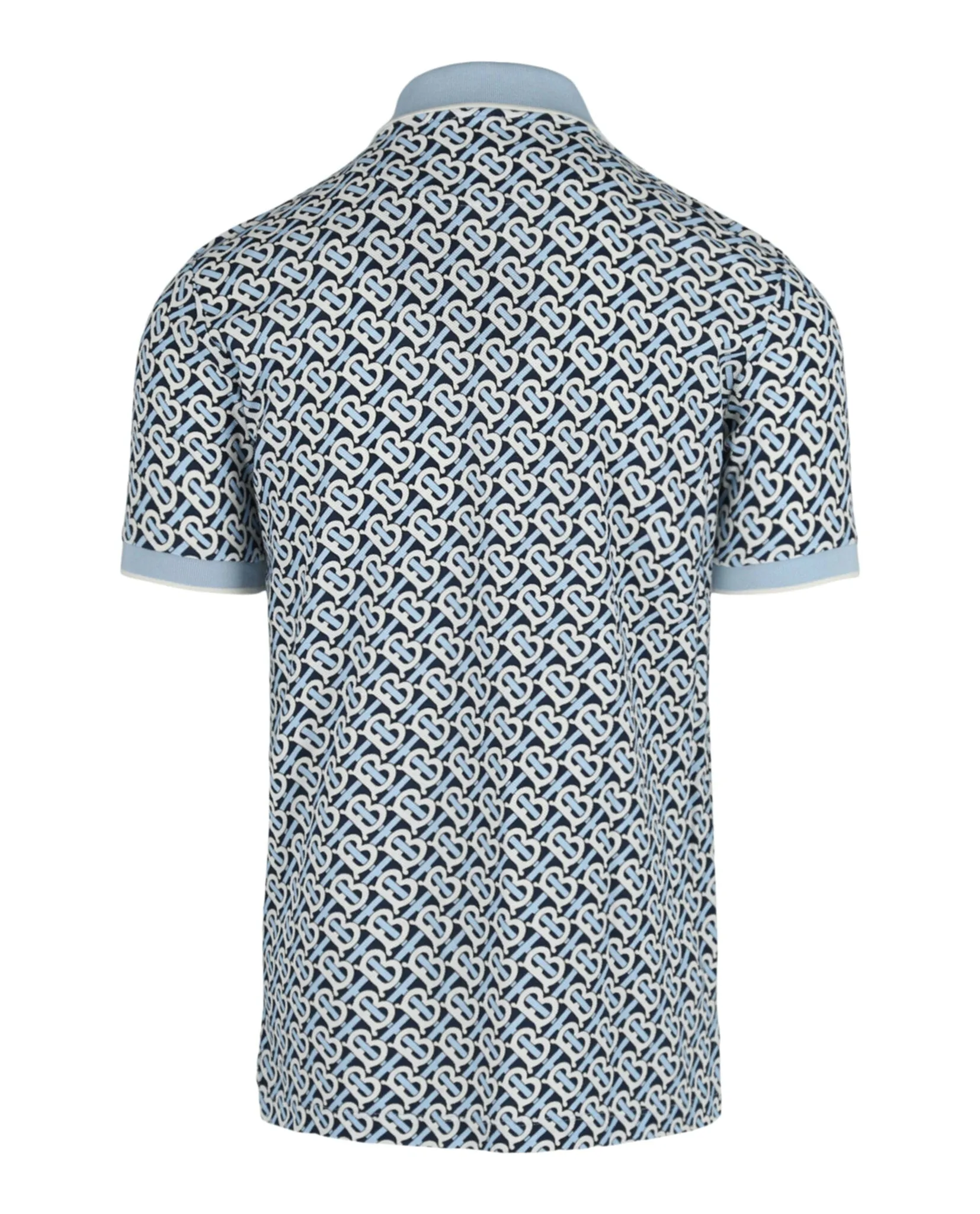 'TB' Print Polo