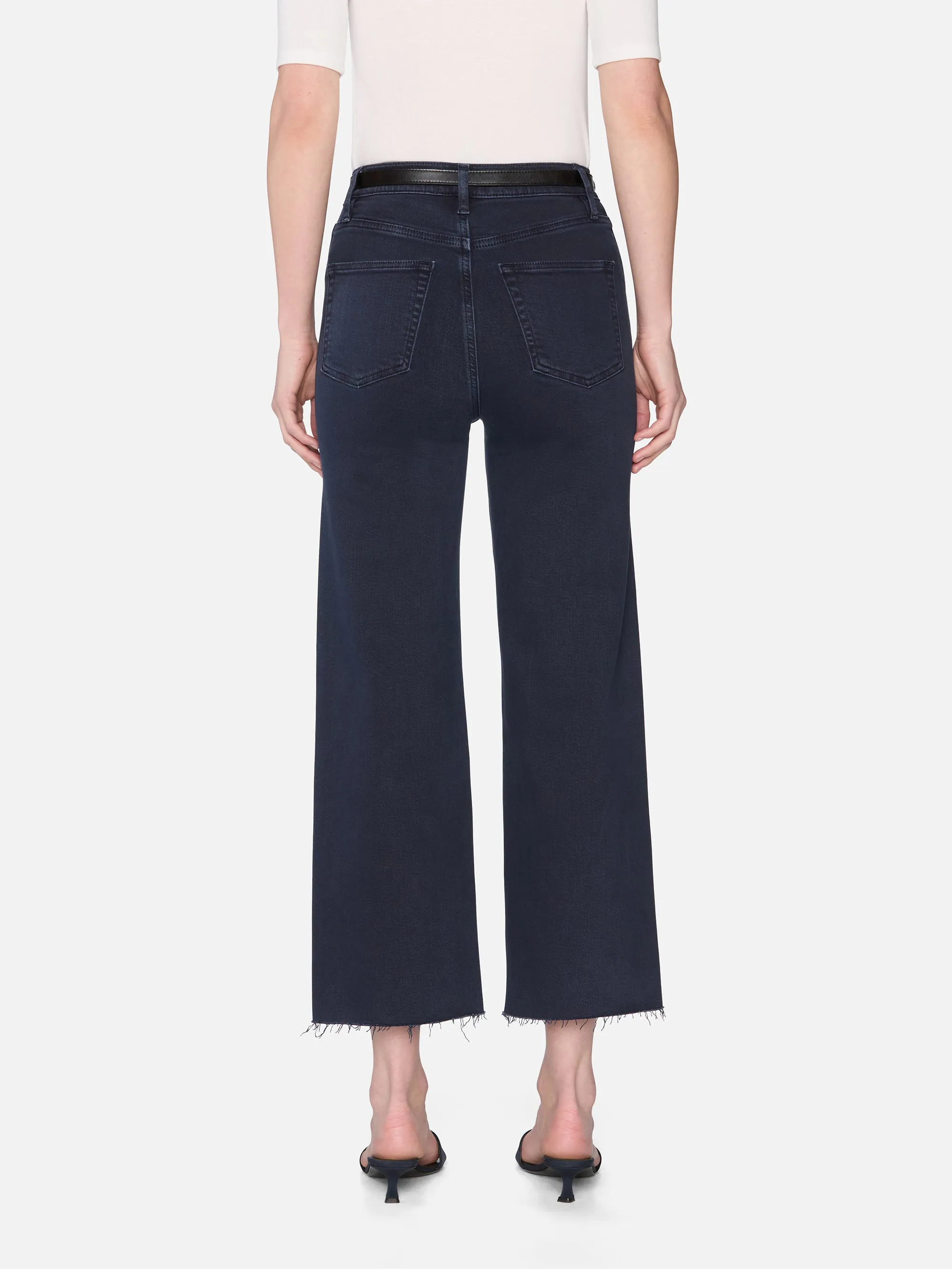 The Anchor Pant -- Navy Raw Fray