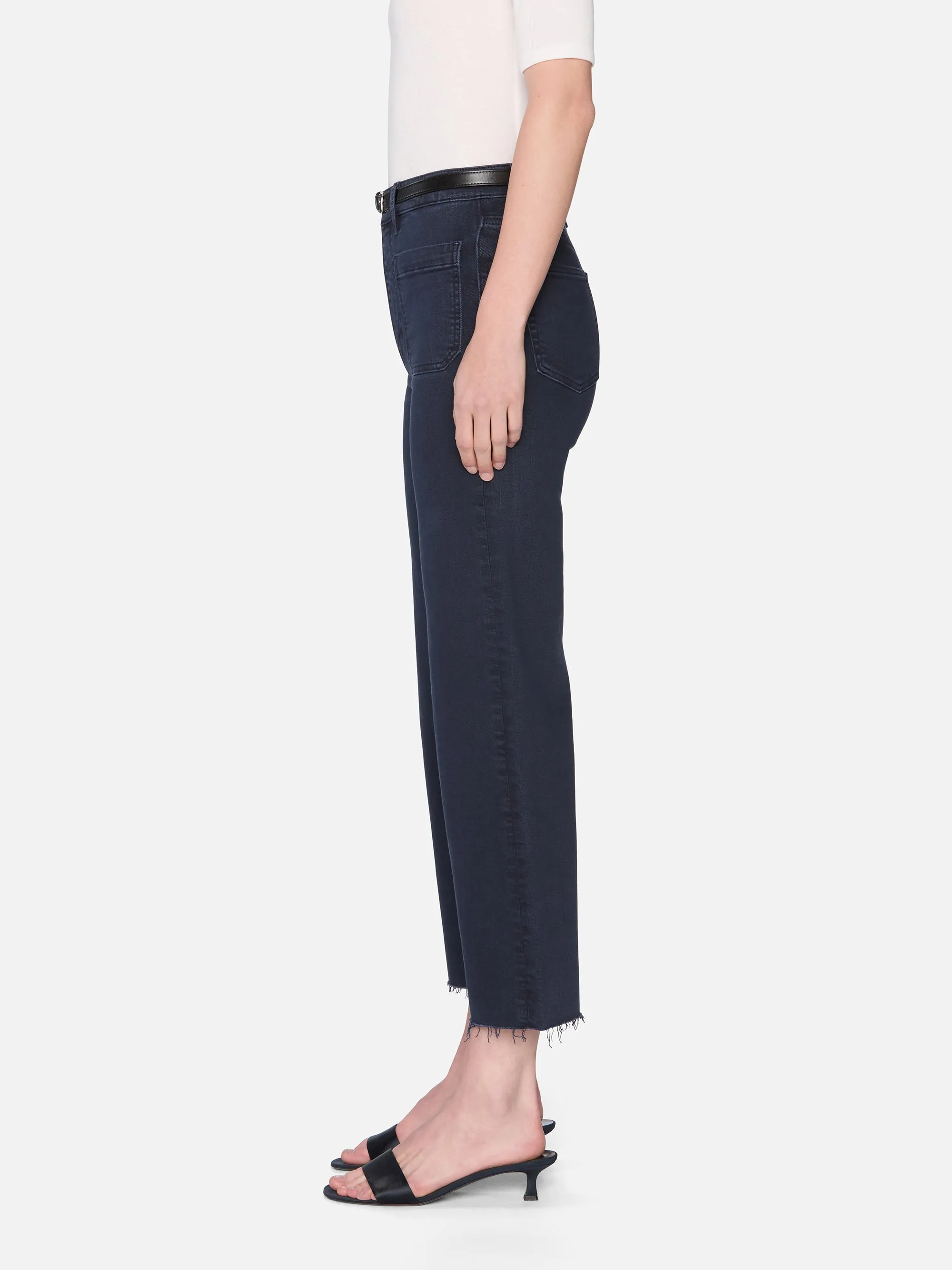The Anchor Pant -- Navy Raw Fray