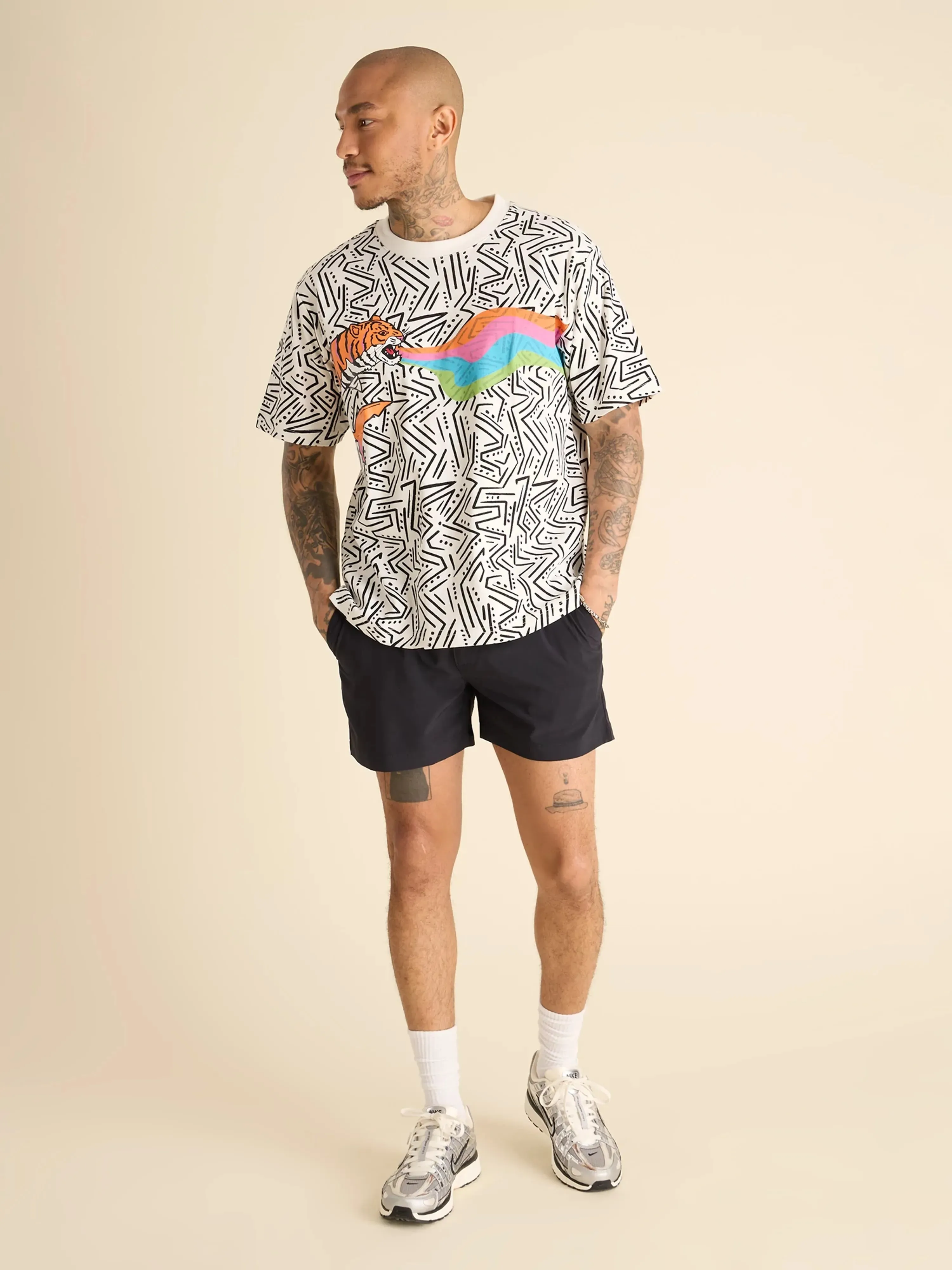 The Color Spittin' Tiger Shark (Oversized Tee)