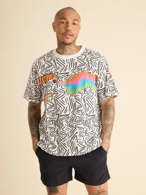 The Color Spittin' Tiger Shark (Oversized Tee)