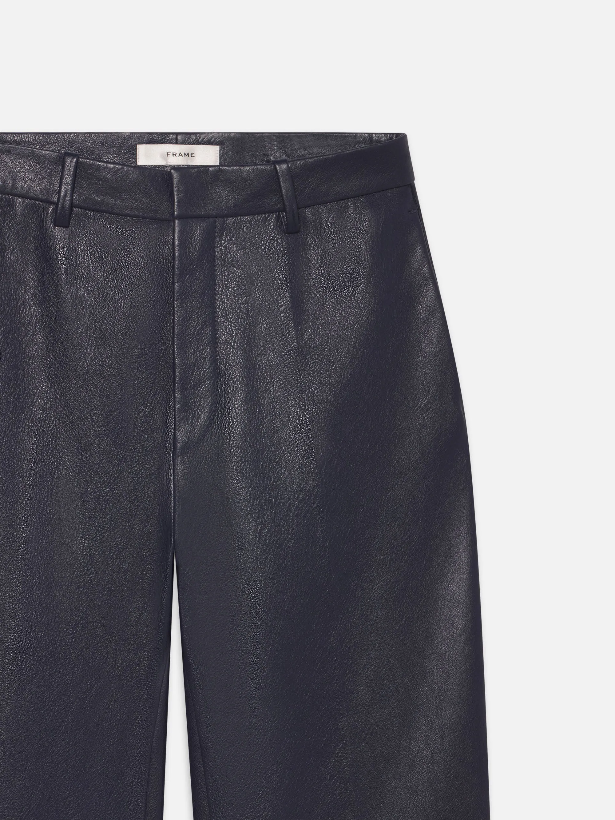 The Leather Trouser -- Dark Indigo