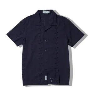 The Resort Embroidered Shirt - Graphite