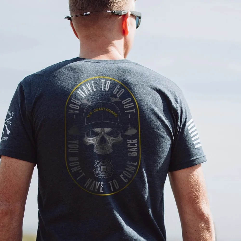 USCG - Guardians Of The Waves T-Shirt - Midnight Navy
