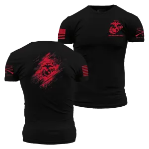 USMC - Bound In Blood T-Shirt - Black