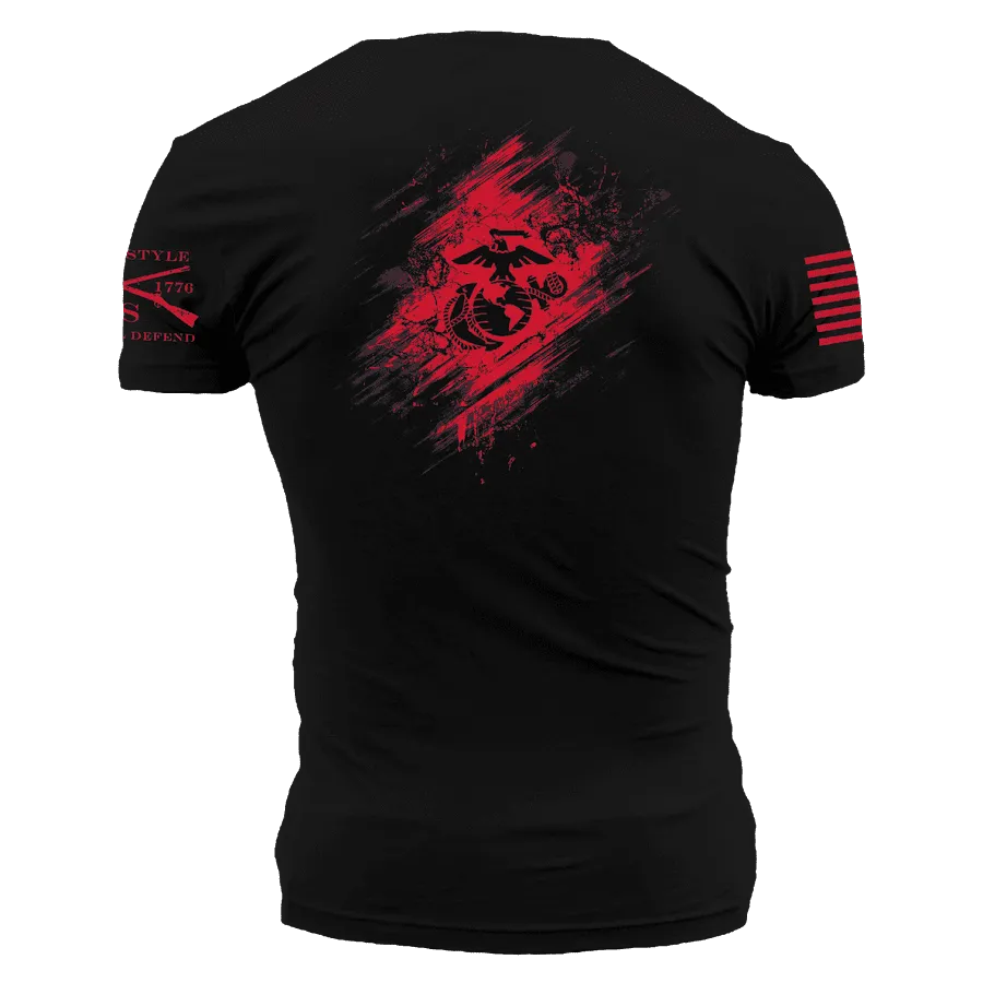USMC - Bound In Blood T-Shirt - Black