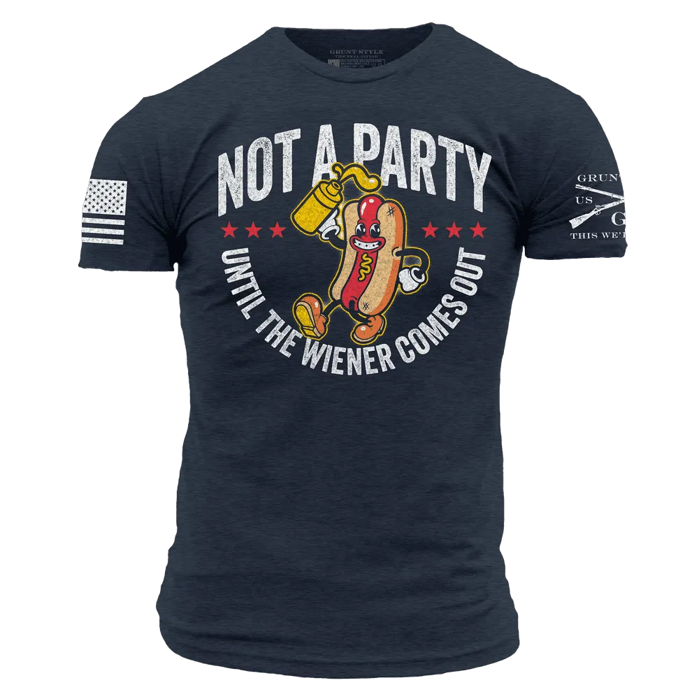 Wiener Party T-Shirt - Midnight Navy