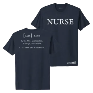 Women's Nurse Defined Boyfriend Fit T-Shirt - Midnight Navy