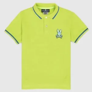Yellow Hudson Bunny Logo Polo